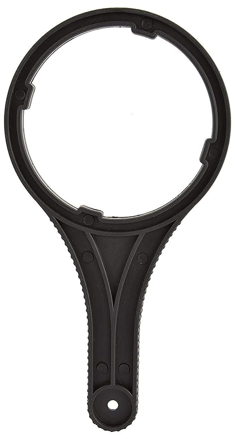 PUREDGE Pre-Filter Spanner/Wrench/RO Water Filter Spanner key for Pre-Filter Housing Bowl Suited for 10" Pre Filter and Membrane Housing (10 inch) blac